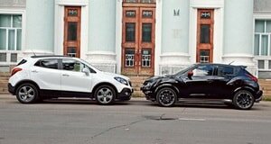 Сравнение Ниссан Жук и Опель Мокка